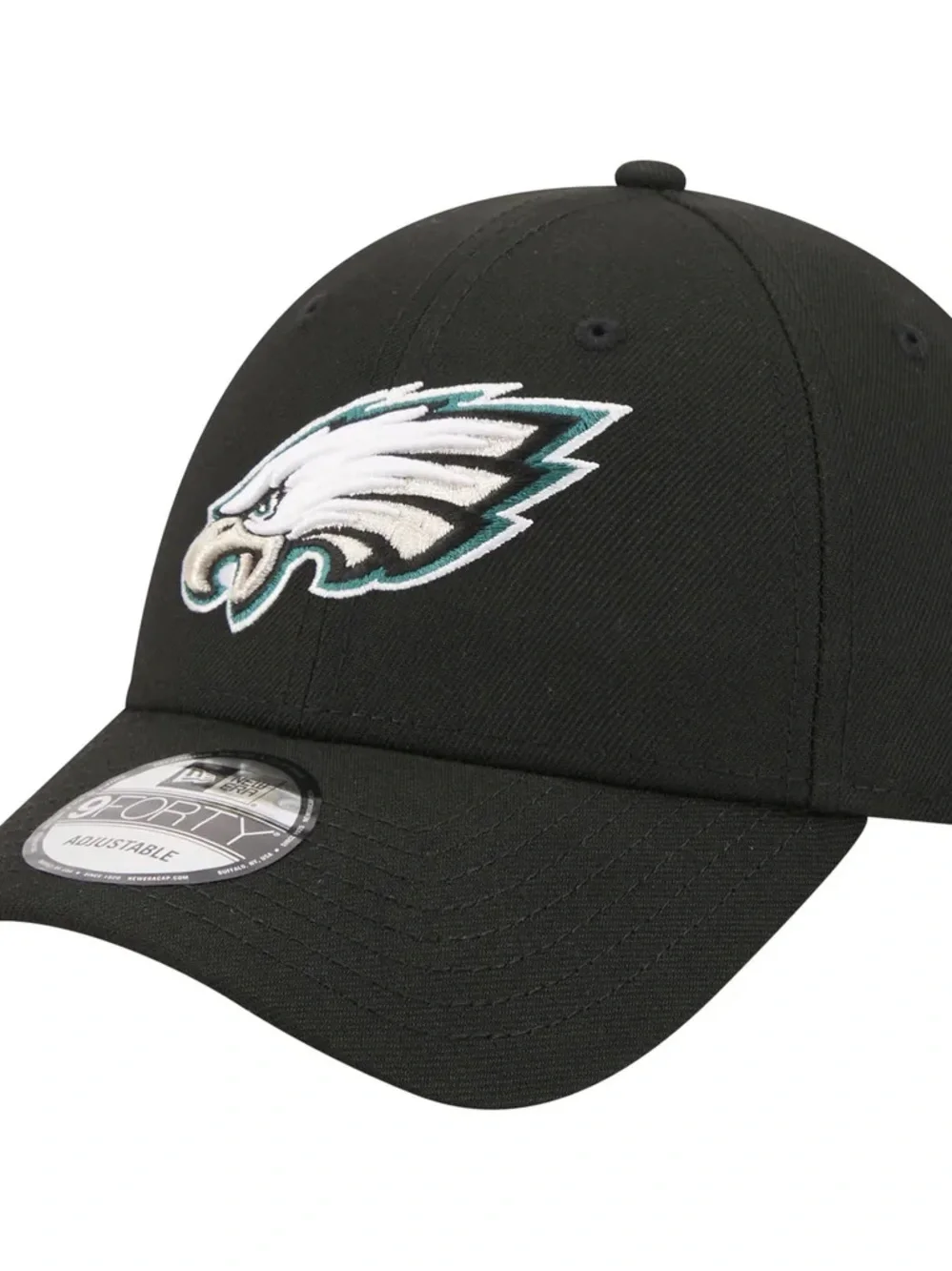Women's Black Baseball Cap with Team Embroidered Logo